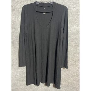 American Eagle Outfitters Sweater Women XL Soft & Sexy Plush Tunic Stretch Black